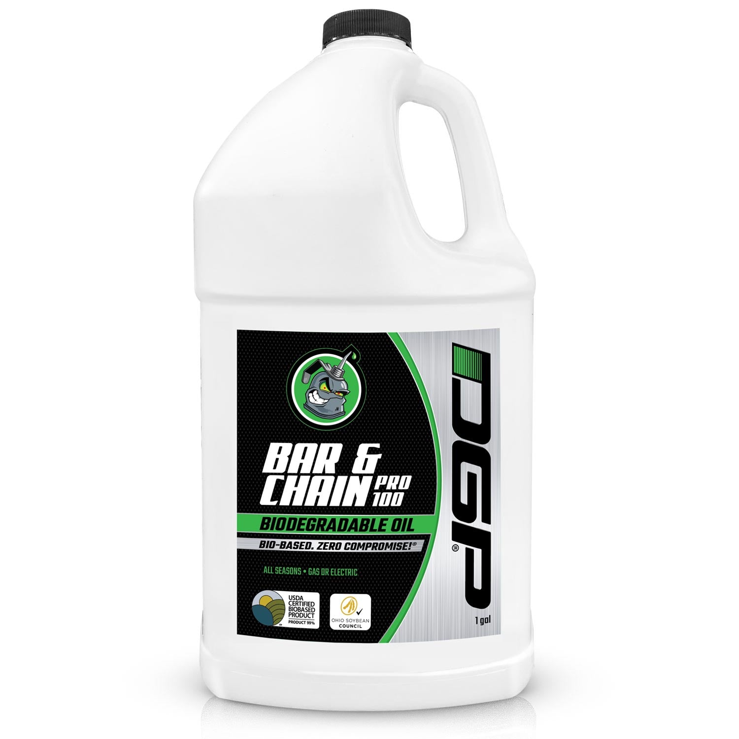 DGP Pro100 bio-based bar and chain oil for chainsaws