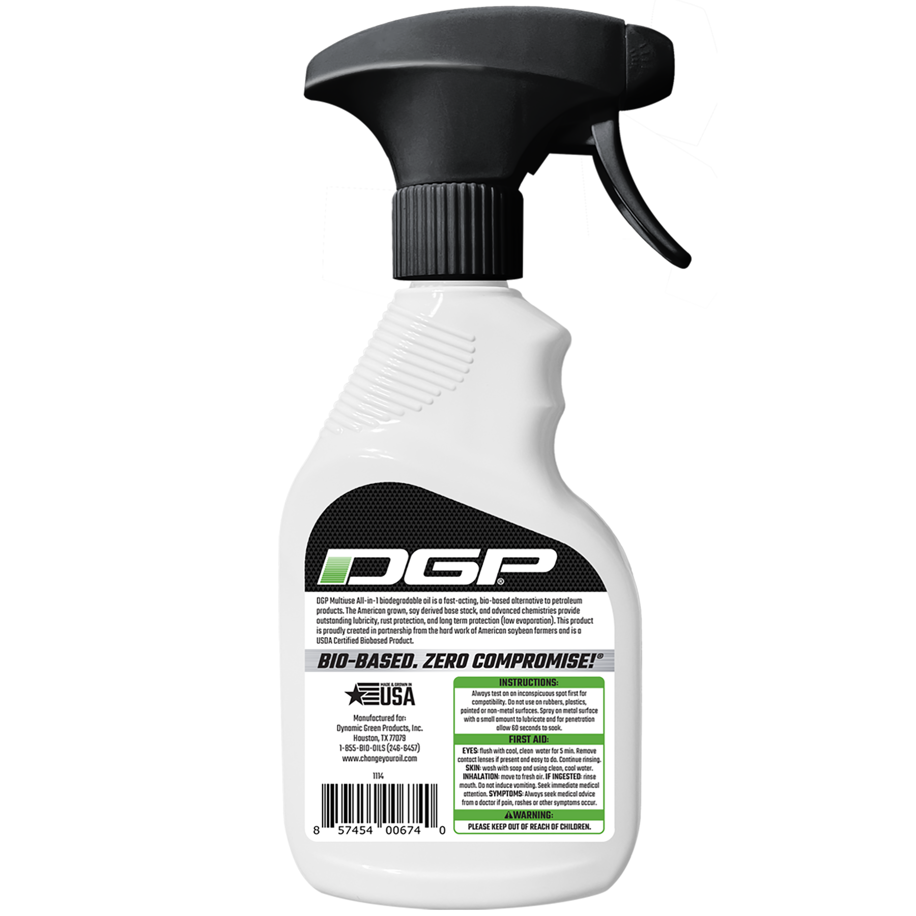 DGP Multiuse Biodegradable Oil, 11oz | Case of 6