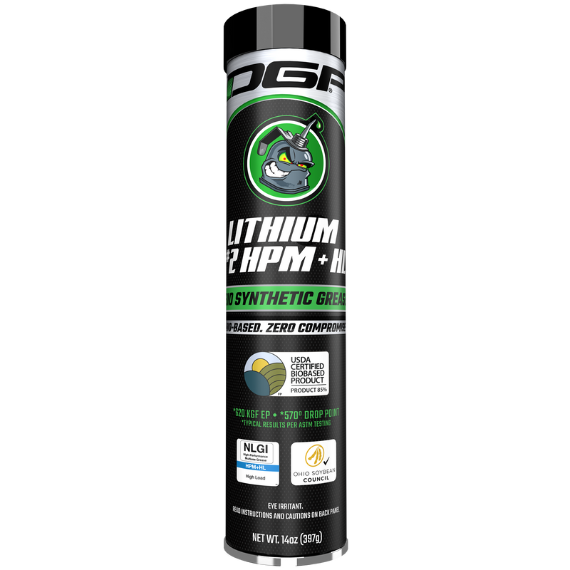 DGP bio-based synthetic lithium complex #2 grease 14oz tube