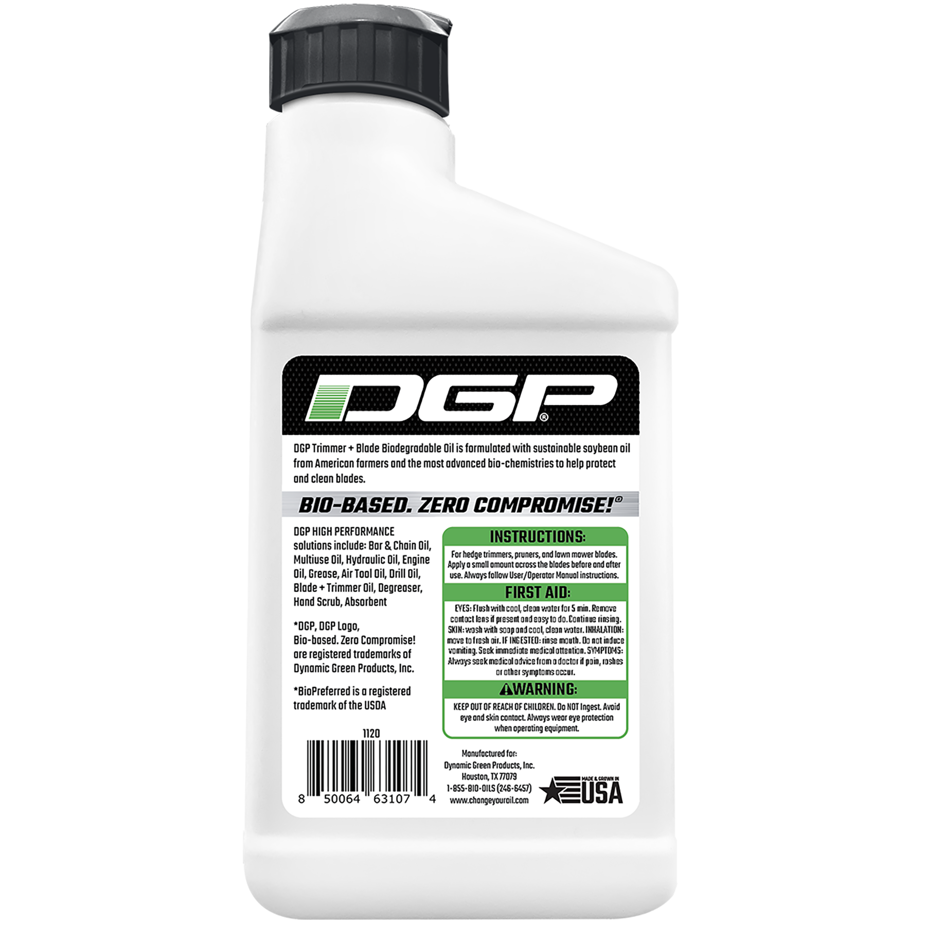DGP Trimmer + Blade Oil, 8oz | Case of 12