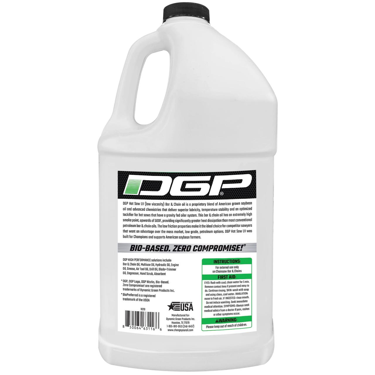 DGP  Hot Saw LV Oil, 1 Gallon | Case of 4